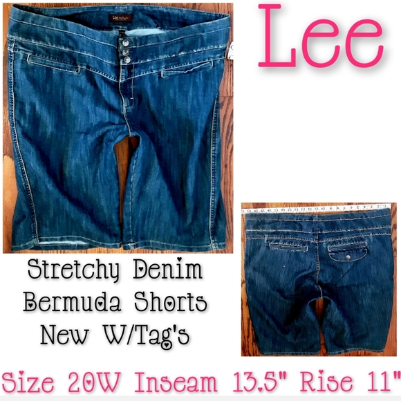 Lee Pants - Lee Denim Bermuda Shorts Size 20W NWT